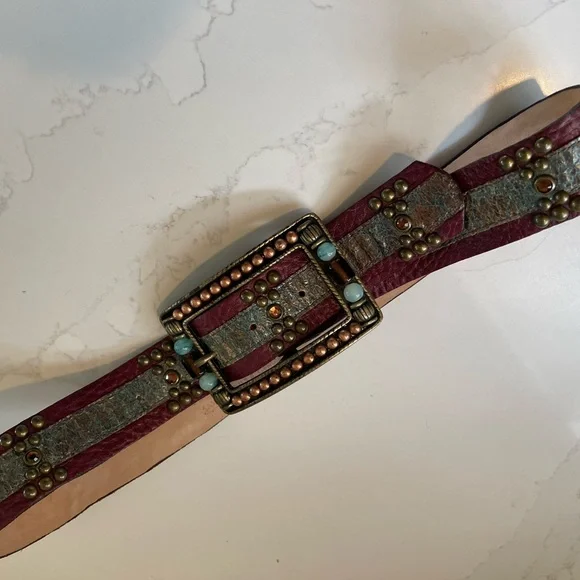 Leather Rock | Accessories | Vtg Leatherrock Belt 32 Copper  display picture 2